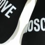 Love Moschino Stoffen Sneakers met Rubberen Zool voor Dames Lente Zomer Collectie Black Dames - Thumbnail 8