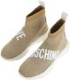Love Moschino Platinum Lurex Sneakers Ja15123 Beige Dames - Thumbnail 8