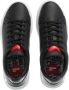 Love Moschino women's shoes leather trainers sneakers Zwart Dames - Thumbnail 9