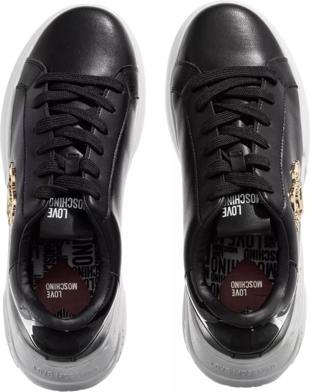 Love Moschino Sneakers Star Love in zwart