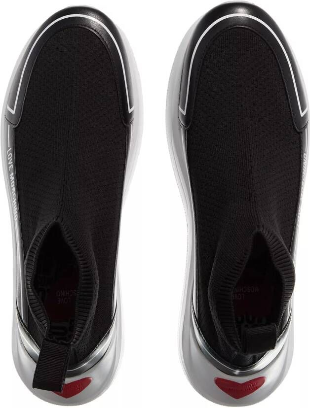 Love Moschino Sneakers Superheart in zwart