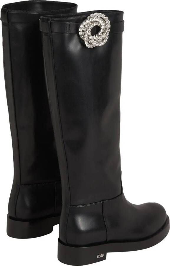Mach&Mach Boots Galaxy Leather Boots in zwart