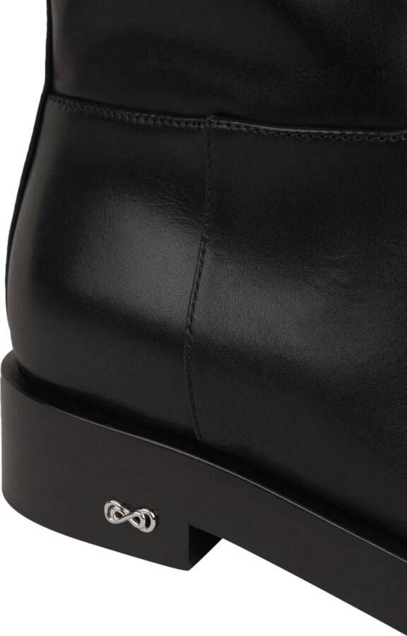Mach&Mach Boots Galaxy Leather Boots in zwart