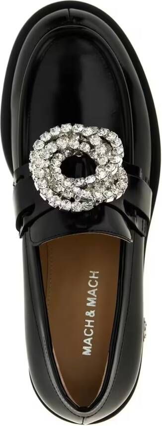 Mach&Mach 'Galaxy Black' Loafers in zwart