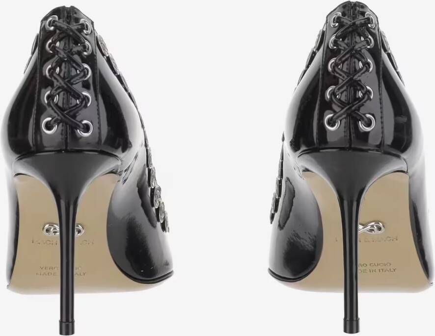 Mach&Mach Hoge hakken Corset-Style Crystal-Embellished Pumps in zwart