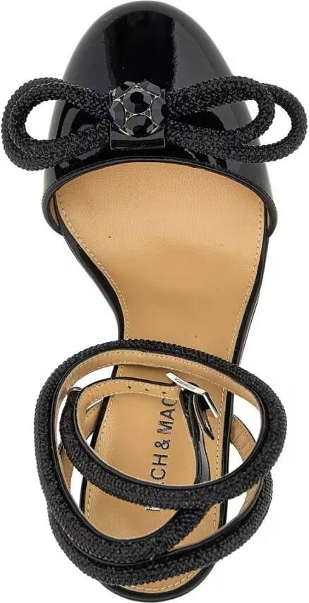 Mach&Mach Hoge hakken 'Double Bow' Pumps in zwart