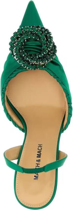 Mach&Mach Hoge hakken 'Galaxy' Slingback in groen