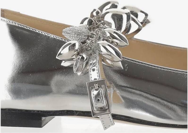Mach&Mach Low Shoe With Metallic Decoration in zilver