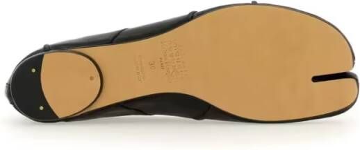 Maison Margiela Ballerina Tabi Flats in zwart