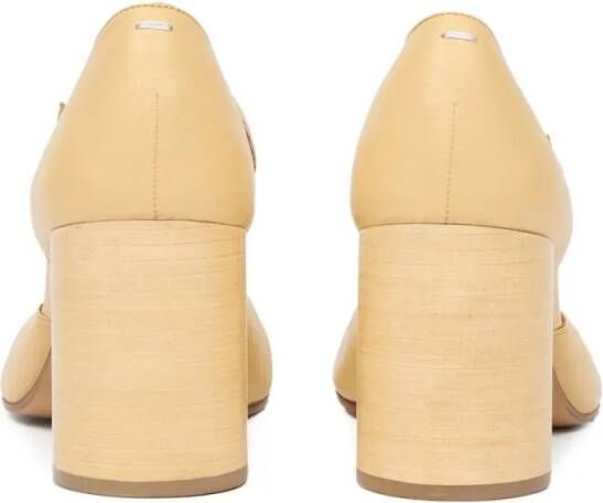 Maison Margiela Hoge hakken Light Beige Tabi Pumps in beige