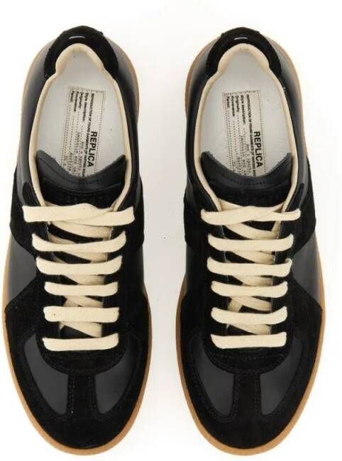 Maison Margiela Low-Top Sneakers "Replica" Sneaker in zwart