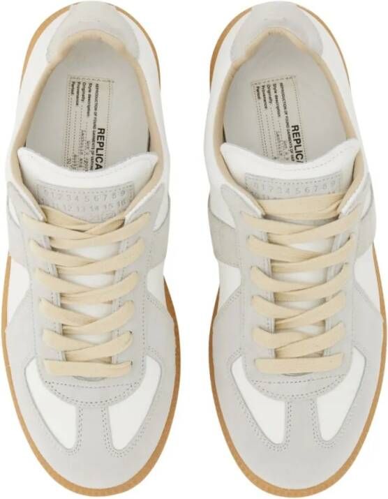 Maison Margiela Low-Top Sneakers Sneaker "Replica" in wit