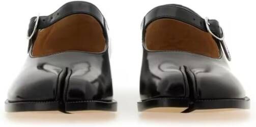 Maison Margiela Mary Jane Tabi Flats in zwart