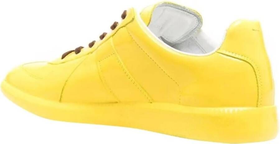 Maison Margiela Low-Top Sneakers "replica" Low Top Sneakers in geel