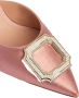 Malone Souliers Slippers & Mules Mona 70 Satin Blush Mules in roze - Thumbnail 2