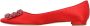 Manolo Blahnik Hangisi Flat Red in rood - Thumbnail 4