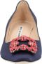Manolo Blahnik Hoge hakken Hangisi 050 Pump Blue in blauw - Thumbnail 3