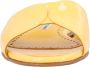 Manolo Blahnik Sandalen Houramu Flat Yellow in geel - Thumbnail 3