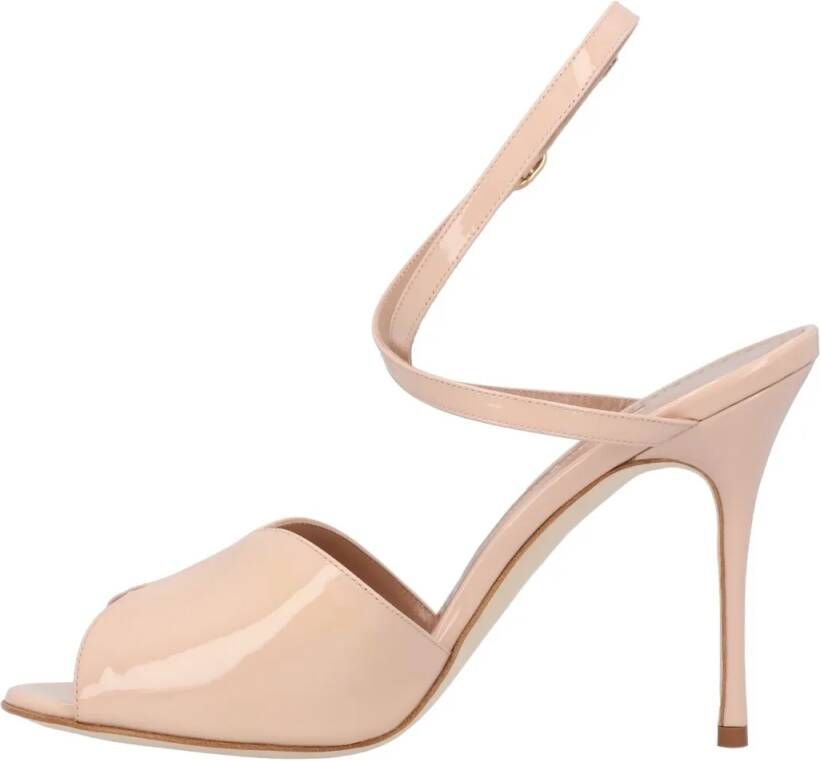 Manolo Blahnik Sandalen Hourani 105 Sandal Beige in beige