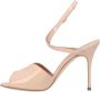 Manolo Blahnik Sandalen Hourani 105 Sandal Beige in beige - Thumbnail 4