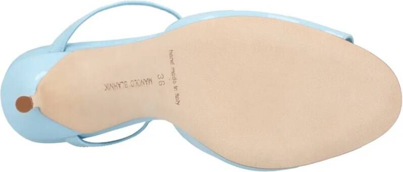 Manolo Blahnik Sandalen Hourani 105 Sandal Blue in blauw