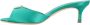 Manolo Blahnik Slippers & Mules Lumada Fabio 050 Mule Green in groen - Thumbnail 4