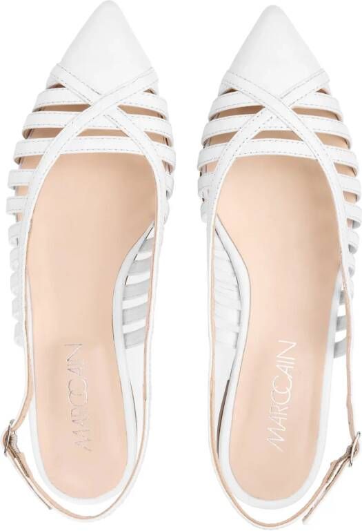 Marc Cain Low-Top Sneakers Ballerina in wit