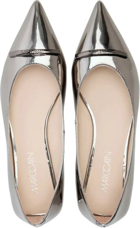 Marc Cain Low-Top Sneakers Ballerina in zilver