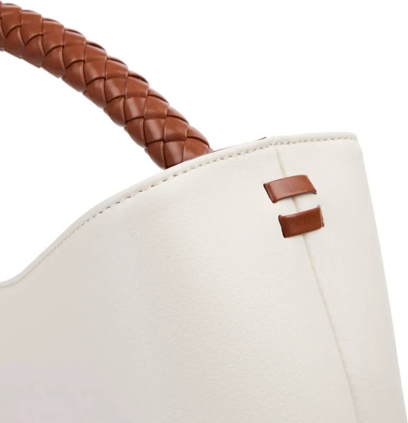 Marc Cain Low-Top Sneakers Henkeltasche in wit