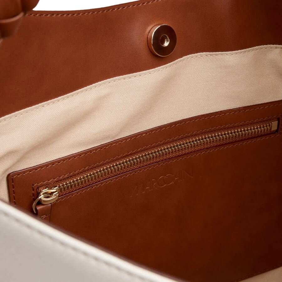 Marc Cain Low-Top Sneakers Henkeltasche in wit