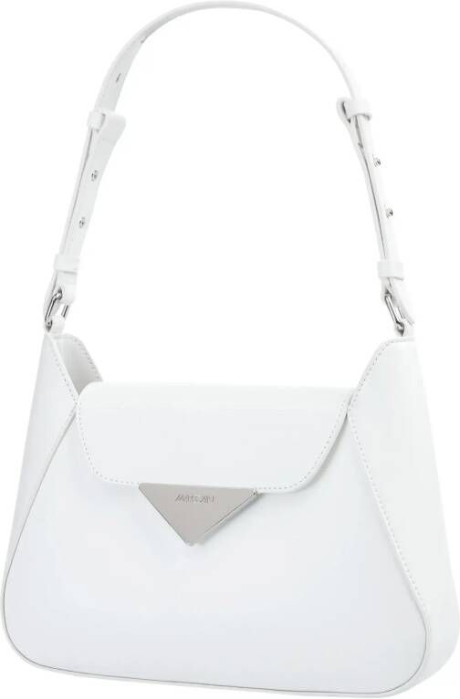 Marc Cain Low-Top Sneakers Schultertasche in wit