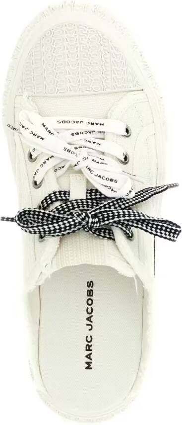 Marc Jacobs Low-Top Sneakers Slide-In Sneakers With Monogram-Textured Midsole A in wit