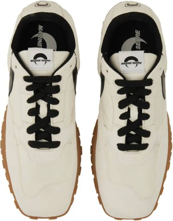 Marine Serre Low-Top Sneakers "Ms Rise" Sneaker in wit