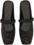Marni "Little Bow Ballerina Sabot in zwart - Thumbnail 4