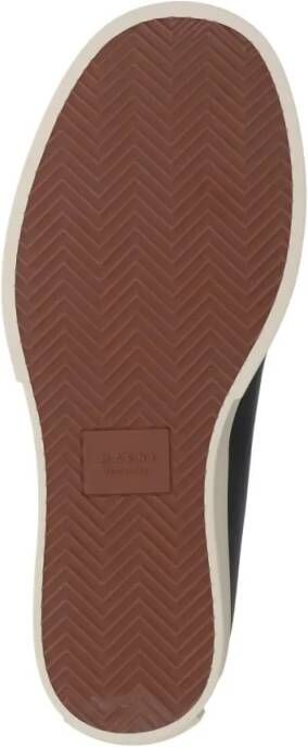 Marni Black Leather Sneakers in zwart