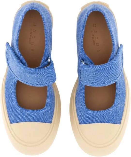 Marni Low-Top Sneakers Mary Jane Sneakers in blauw