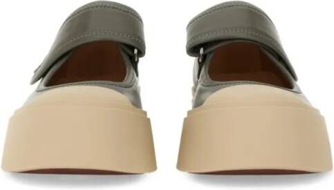 Marni Low-Top Sneakers Mary Jane Sneakers in groen