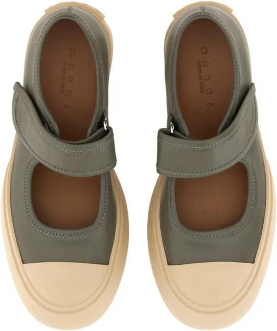 Marni Low-Top Sneakers Mary Jane Sneakers in groen
