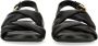 Marni Sandalen Black Leather Sandals With Knotted Upper in zwart - Thumbnail 3
