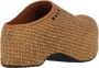 Marni Sandalen "Chunky" Raffia Wedges – Brown in bruin - Thumbnail 2