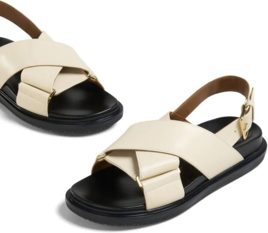Marni Sandalen Fb Criscross Sandal Beige in beige