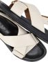 Marni Sandalen Ivory Smooth Leather Sandals With Rear Belt in beige - Thumbnail 21