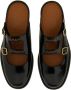 Marni Slippers & Mules Black Calf Leather Sabots in zwart - Thumbnail 4