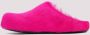 Marni Slippers & Mules Fuchsia Calf Hair Fussbett Mules in roze - Thumbnail 11
