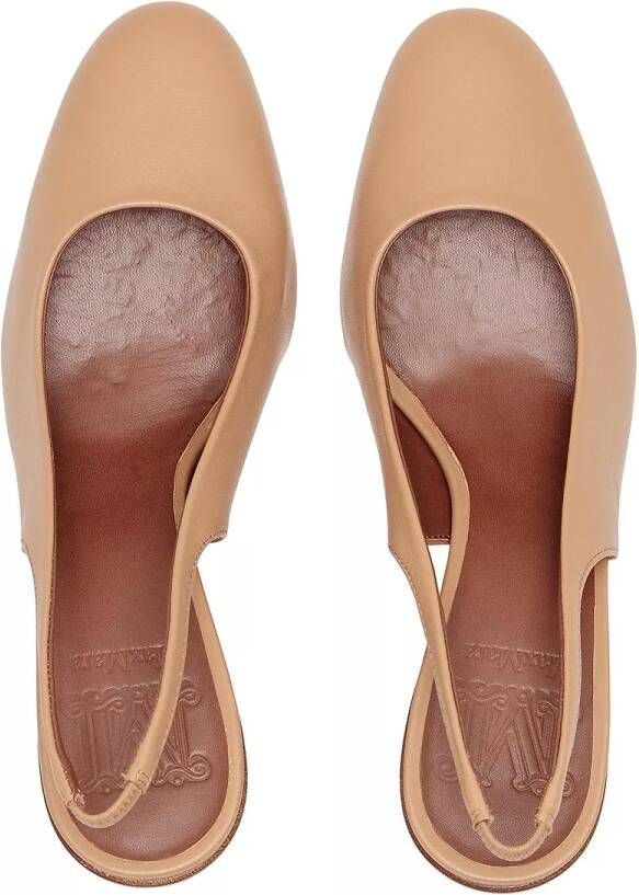 Max Mara Loafers & ballerina schoenen Damiersling in beige