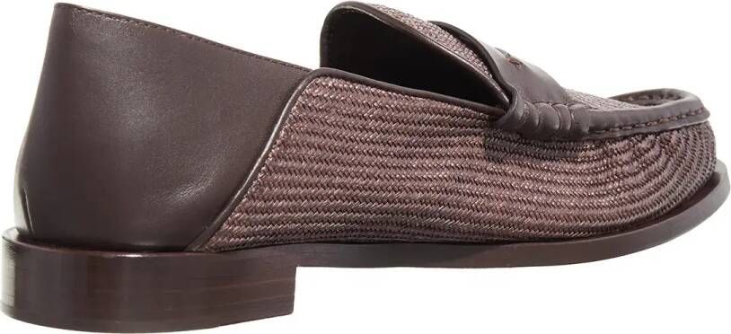 Max Mara Loafers Strawloafer in bruin