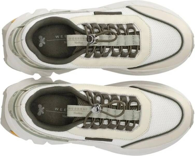 Max Mara Low-Top Sneakers Albatro Khaki Sneaker in groen
