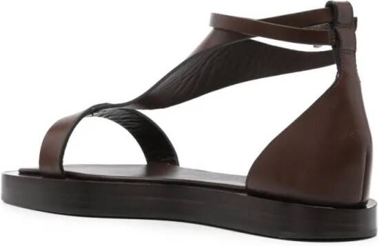 Max Mara Sandalen Sail Flat Sandals in zwart