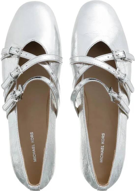 Michael Kors Ballerinas Indy Flex Ballet in zilver