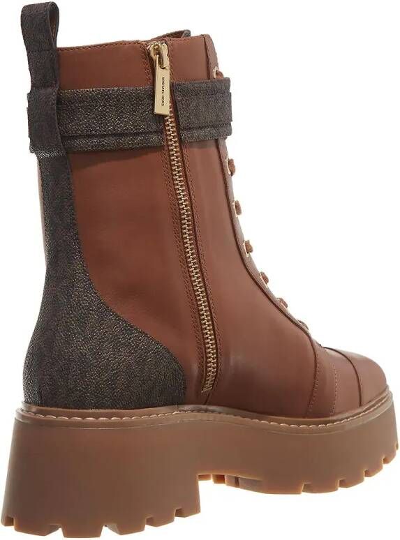 Michael Kors Enkellaarzen Mandy Lace Up Bootie in bruin